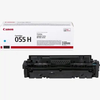 Canon 055 H, cyan Cartouche de toner haut redendement de 5900 pages, i-SENSYS LBP663Cdw