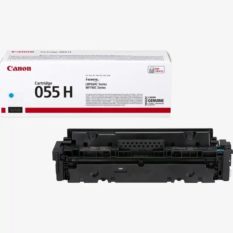 Canon 055 H, cyan Cartouche de toner haut redendement de 5900 pages, i-SENSYS LBP663Cdw