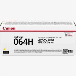 Canon 064H Cartouche de toner jaune i-SENSYS LBP722Cdw