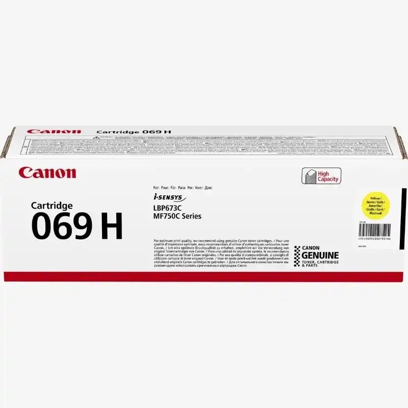 Canon 069H Cartouche de toner jaune i-SENSYS MF752Cdw