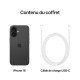 Apple iPhone 16 Simple  - 256Go - 6,1 pouces - Poids 170g - Noir - Garantie 1an