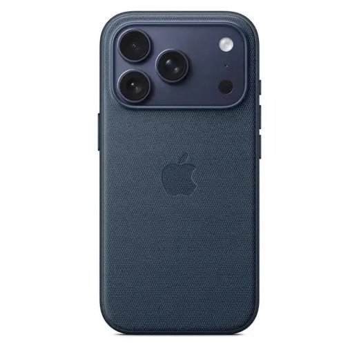 Apple Coque en tissage technique avec MagSafe pour iPhone 17 Pro - Signé Apple - Polyester 100 % recyclé - Bleu