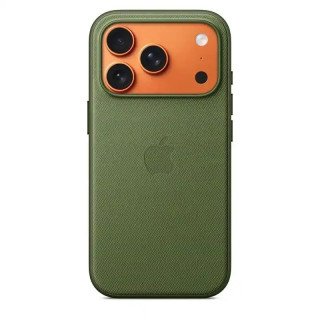 Apple Coque en tissage technique avec MagSafe pour iPhone 17 Pro - Signé Apple - Polyester 100 % recyclé - Vert
