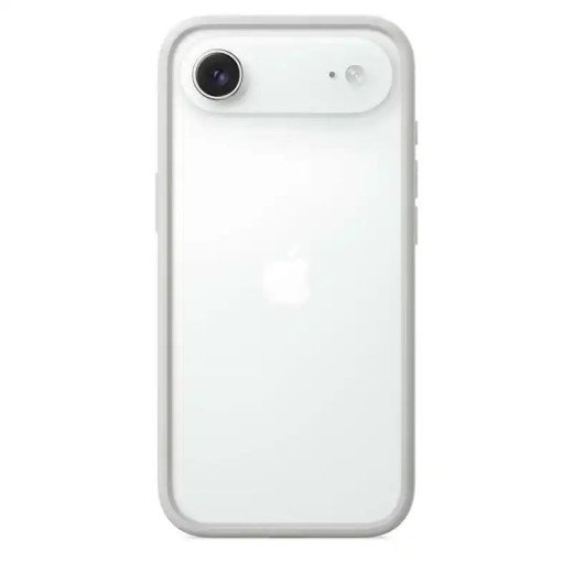 Apple Coque Bumper pour iPhone Air - Signé Apple - Contre les chocs et les rayures - polycarbonate - Gris clair