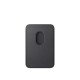 Apple Porte-cartes en tissage fin pour iPhone avec MagSafe - Signé Apple - tissu micro-sergé résistant - Noir