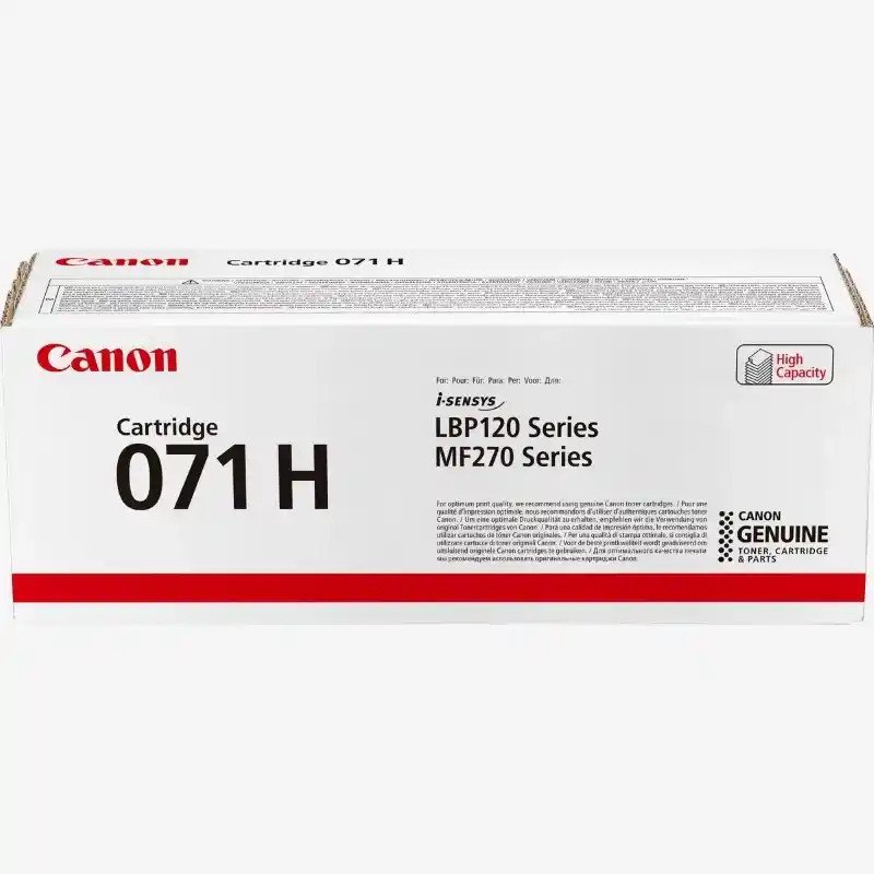 Canon 071H Cartouche de toner noir Impressions noires et nettes..