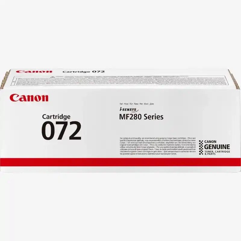 Canon 072 Cartouche de toner noir Rendement de 1400 pages .