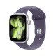 Apple Watch Series 11 GPS + Cellulaire - 46 mm - Aluminium Argenté - Bracelet Sport Violet M/L - WatchOS 26