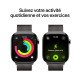 Apple Watch Series 11 5G LTE GPS + Cellulaire - 46 mm - Boitier Titane Ardoise - Bracelet Milanais M/L - WatchOS 26