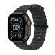 Apple Watch Ultra 3 5G-LTE GPS + Cellulaire - 49 mm - Titane Noir - Bracelet Océan Noir - WatchOS 26