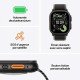 Apple Watch Ultra 3 5G-LTE GPS + Cellulaire - 49 mm - Titane Noir - Bracelet Océan Noir - WatchOS 26