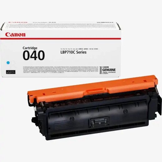 Canon 040C Cartouche toner cyan, capacité d'impression de 5400 pages i-SENSYS LBP710Cx.