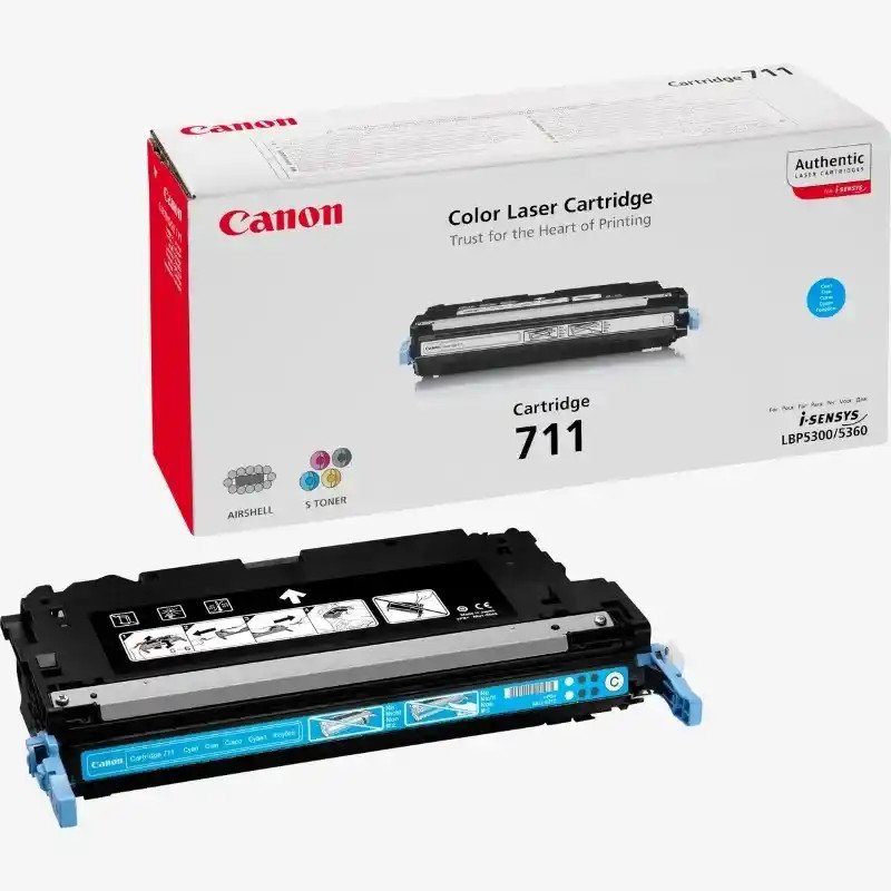 Canon 711C Cartouche toner cyan Imprimez 6000 pages i-SENSYS LBP5300