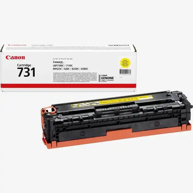 Canon 731Y Cartouche toner jaune bon rendement i-SENSYS MF628Cw i-SENSYS MF623Cn.