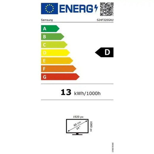 Samsung Écran PC 24" LED - Full HD 1080p - 1920 x 1080 pixels - 5 ms (gris à gris) -   HDMI - Noir