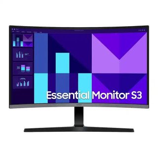 Samsung  Écran 27" LED - PC Full HD 1080p - 1920 x 1080 pixels - 1800R incurvé -  HDMI/VGA - Noir