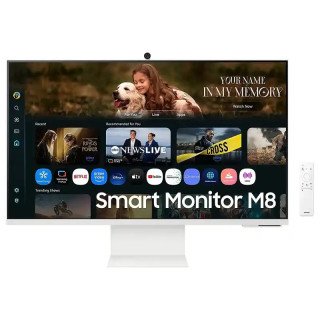 Samsung 32 LED - Écran PC 4K - 3840 x 2160 pixels - 4 ms (gris à gris)  - Wi-Fi/Bluetooth -  Webcam