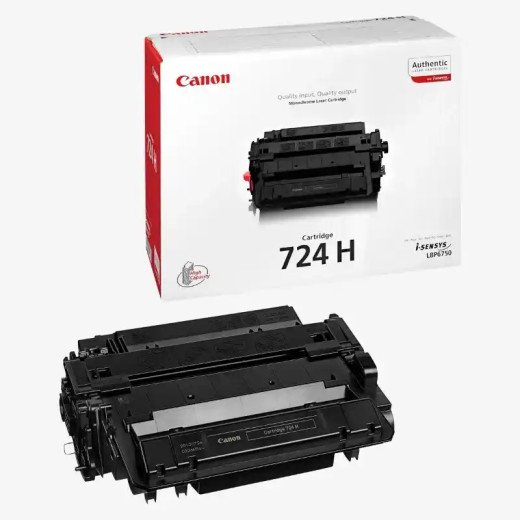 Canon 724H Cartouche toner noir haut rendement une qualité inégalée i-SENSYS LBP6750dn .