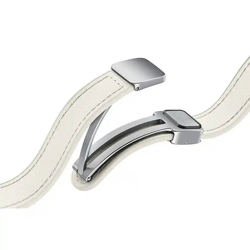 Samsung Bracelet Hybride  Watch 4  4 Classic  5  5 Pro  6  6 Classic  7  Simili Cuir à fermoir magnétique