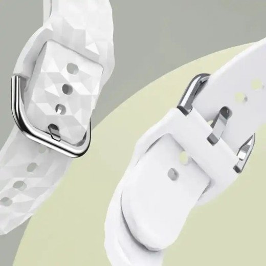 Samsung Bracelet en Silicone Galaxy Watch 5  5 Pro  4    Texturé Losange apportant style et élégance