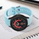 Samsung Bracelet Silicone Galaxy Watch 5  5 Pro  4  Texturé Losange apportant style et élégance Bleu