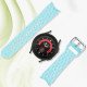 Samsung Bracelet Silicone Galaxy Watch 5  5 Pro  4  Texturé Losange apportant style et élégance Bleu