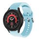 Samsung Bracelet Silicone Galaxy Watch 5  5 Pro  4  Texturé Losange apportant style et élégance Bleu