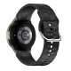 Samsung  Bracelet ajustable Galaxy Watch 5 Pro  4 Silicone Texturé Losange magnétique avizar Noir