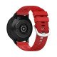 Samsung Bracelet Galaxy Watch Active 2 40mm en  Silicone design Texturé Avizar  Rouge Largeur : 20mm