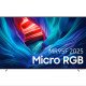 Samsung TV LED 4K de la technologie Micro RGB 2025 115" design ultra-fin (44,9 mm)  sans reflet