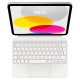 Apple Clavier - Magic Keyboard Folio Pour iPad  - AZERTY - Couleur Blanche