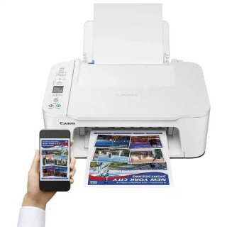 Canon imprimante PIXMA TS3751i, blanche multifonction ,rapide, Wi-Fi  authentique.