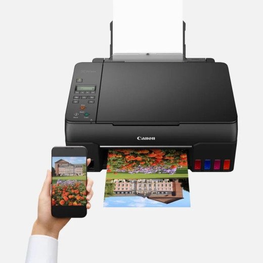 Canon imprimante PIXMA G650 photo jet d'encre MegaTank rechargeable bon rendement.