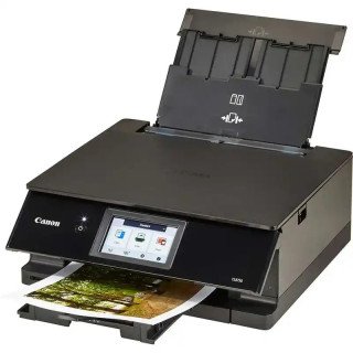 Canon Imprimante PIXMA TS8750, noire  photo jet d'encre couleur.