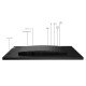 Lenovo Écran 27 pouces Qual HD -ThinkVision P27q-30 _ IPS - 60 Hz - Réponse: 4ms - HDMI 2.0 + DP 1.4 + DP out, USB Hub