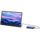 Lenovo Écran  L15 Full HD (1 920 x 1 080) Mobile 15,6 pouces - IPS - Fréquence: 60 Hz - Réponse: 6ms - 2 x USB 2.0 Type-C