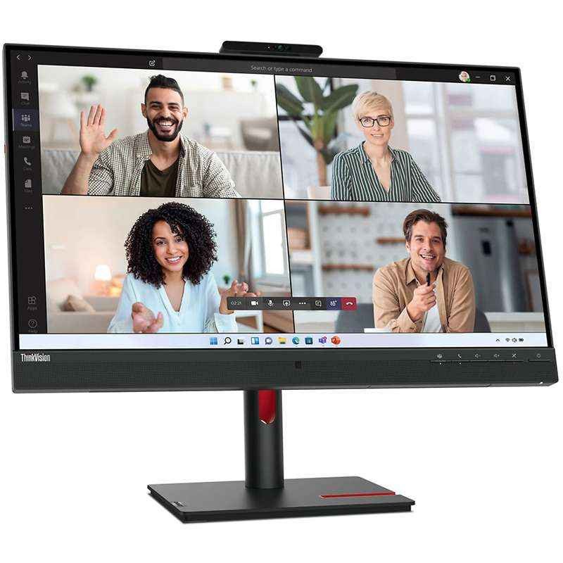 Lenovo ThinkVision T27hv-30 Écran 27" QHD - IPS - 60 Hz - 4ms - HDMI 2.1 + DP 1.4 + DP + USB 3.2 Type-C, Ethernet, hub USB