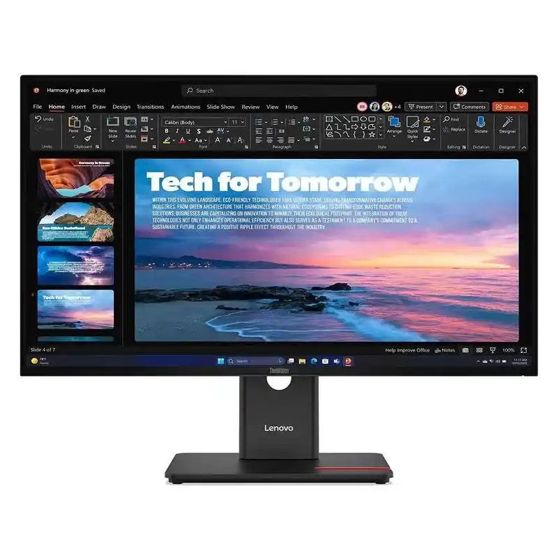 Lenovo ThinkVision T27Q-40 Écran 27" 2K QHD - IPS - 120 Hz - 4ms - 1 x HDMI 2.1 , 1 x DP 1.4 , 1 x USB-B 3 x USB-A 1 x USB-C