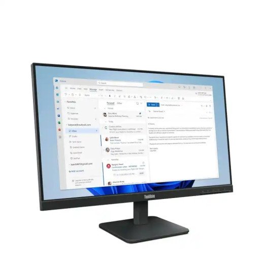 Lenovo ThinkVision S24-4e Moniteur 23,8" Full HD - IPS - Fréquence : 100 Hz - Réponse : 4ms - 1 x HDMI 1.4 , 1 x VGA