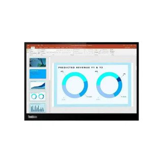 Lenovo Écran mobile 14" ThinkVision M14d - 2.2K 16:10 - IPS - 60 Hz - Réponse : 6ms - 2 x USB Type-C1 Gen 1 (DP 1.2 Alt Mode)