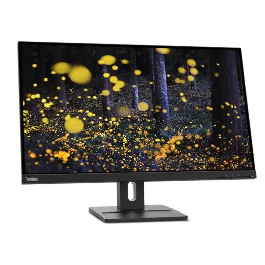Lenovo Écran 27 pouces ThinkVision E27q-20 Quad HD 2.5K - IPS - 75 Hz - Réponse : 4ms - 1 x HDMI 1.4 , 1 DP 1.2 , 1 sortie audio