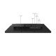 Lenovo Écran Tactile 23,8" FHD - ThinkVision T24t-20 _60 Hz - 1 x USB Type-C, 1 x HDMI, 1 x DP, 4 x USB 3.2 , 1 x sortie audio