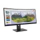Lenovo ThinkVision T34WD-40 Écran Incurvé UWQHD 34" - 1 x HDMI 2.1 , 1 x DP 1.4 , 1 x USB-C , 3 x USB-A , 1 x USB-C, 1 x RJ45