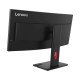 Lenovo ThinkVision T34WD-40 Écran Incurvé UWQHD 34" - 1 x HDMI 2.1 , 1 x DP 1.4 , 1 x USB-C , 3 x USB-A , 1 x USB-C, 1 x RJ45