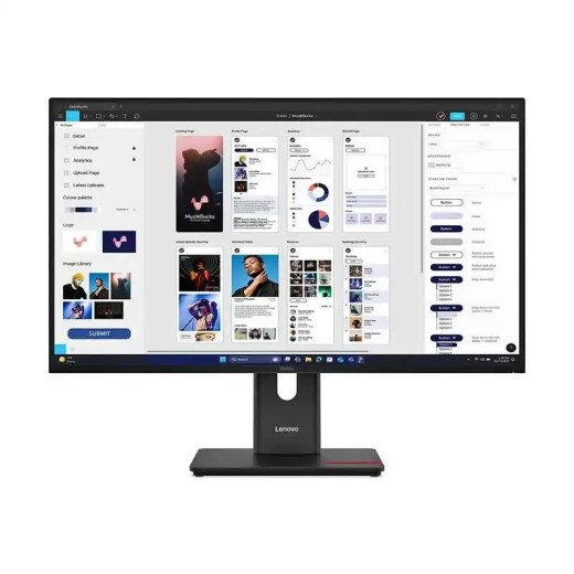 Lenovo Écran 31,5" UHD 3.5K -ThinkVision T32UD-40 _ 1 x HDMI 2.1, 1 x DP 1.4 , 1 x USB-C , 3 x USB-A , 1 x USB-C, 1 x RJ45