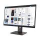 Lenovo ThinkVision T32UD-40 Écran 31,5" UHD 3.5K - 1 x HDMI 2.1, 1 x DP 1.4 , 1 x USB-C , 3 x USB-A , 1 x USB-C, 1 x RJ45