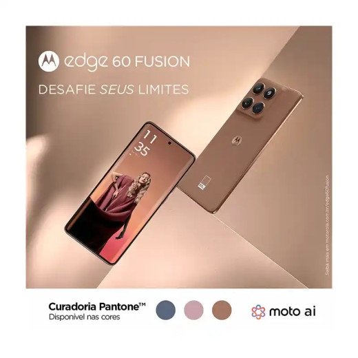 Motorola edge 60 fusion - 6,67" Super HD - MediaTek Dimensity - 8 Go LPDDR4X - 256 Go Stockge - PANTONE Mocha Mousse