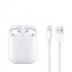 Apple AirPods 2ème génération - Appels / Musique - 24 heures - Blanc
