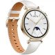 Huawei WATCH GT 4 Montre AMOLED 41 mm or bracelet cuir boîtier  41,3 mm × 41,3 mm  blanc