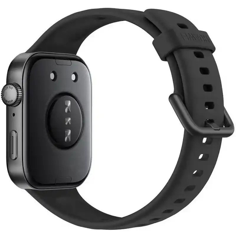 Huawei Watch Fit 3 Montre intelligente AMOLED noire avec bracelet en fluoroélastomère noir